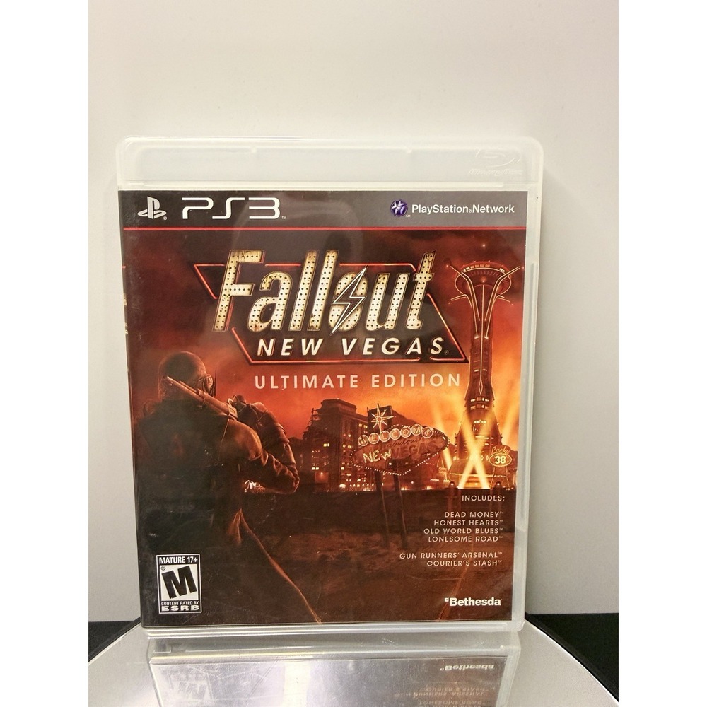 Fallout New Vegas Ultimate Edition PS3 Complete CIB w/ Manual Flawless Disc READ